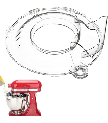 Inserto In Silicone Per Ciotola Kitchenaid, Rivestimenti In Silicone Per Robot Da Cucina Kitchen Aid Mixer TILT-HEAD 4.8L, Ciotole Da Mescolare Con Coperchi Accessori E Ricambi Per KitchenAid (Bianco - 8