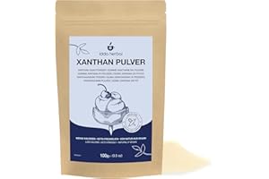 ‎IDDA HERBAL IDDA Herbal Xanthan Gum Pulver 100g, Verdickungsmittel, Xantana Pulver, Ketofreundlich, natürlicher Lebensmittelstabilisator, Xanthan Gum für Eis