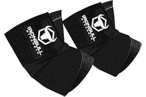 IRON BULL STRENGTH Paire de coudières élastiques pour haltérophilie de 127 cm pour l'haltérophilie, le développé couché, l'haltérophilie, le fitness et la salle de sport, coudières pour gym et haltérophilie (noir)