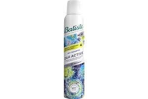 Batiste Dry Shampoo, 24H Active Waterless Shampoo, No Rinse Shampoo Hair Spray with Uplifting Fragrance, Sweat Activated Dry Shampoo Spray, Vegan Friendly & Invisible, by Batiste Hair Care – 200ml