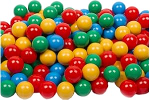 ‎MISIOO MISIOO Bunte Bälle für Bällebad – Durchmesser 6 cm, Sets von 100 bis 1200 Stück – sichere und langlebige Spielbälle für Kinder