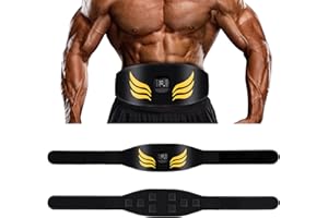 ‎RELASSY Relassy EMS Bauchmuskeltrainer,Bauchmuskeltrainer Elektrisch mit 10 Modi und 30 Intensitäten,USB-Wiederaufladbarer Tragbarer EMS Trainingsgerät