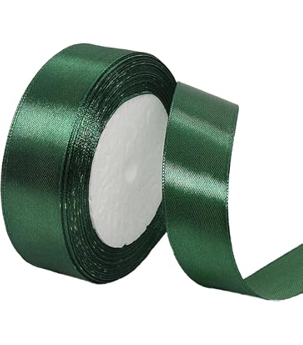 POPOYU Satinband Weiß 25mm – 23 Meter Dekorationsband Für Geschenke, Hochzeit & Basteln