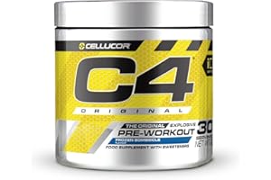 CELLUCOR C4 Original Pre Workout Pulver, Gefrorener Bombeis am Stiel, 30 Portionen | Zuckerfreies Pre Workout Energie-Getränkepulver mit 150mg Koffein, 1500mg Creatin Monohydrat, 1600mg Beta Alanin