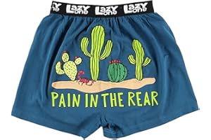Lazy One Men's B314 LazyOne Lazy Ass Men's Boxer Shorts Small