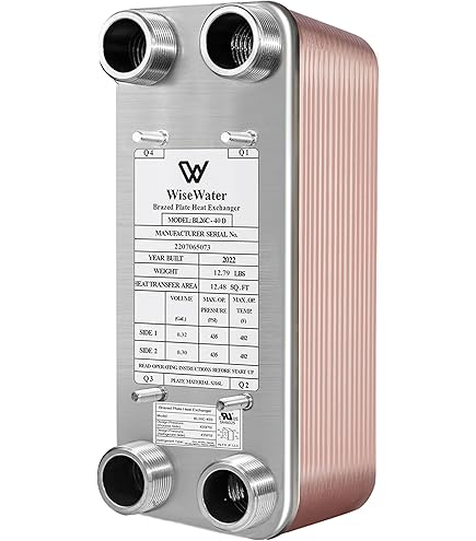 20x20 Water-to-Air Heat Exchanger - Copper Tube Coil For Outdoor Wood Furnace, Forced Air Heating