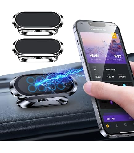 Supporto Magnetico Per Auto Con Ventosa A Vuoto 49 Kg E Magnete N55 3000gf – Regolabile 360°, Compatibile IPhone E Android