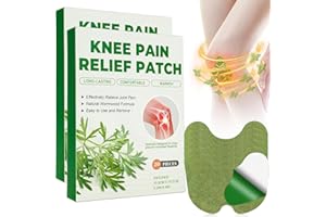 Robofun Anti Douleur Genoux, 40 Pièces Patch Chauffant Dos, Natural Herbal Patchs de Soulagement de la Douleur Pour Douleurs au Cou, Epaules, Courbatures, Articulations