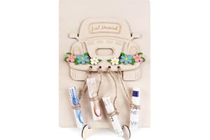 ARTREE Hochzeitsgeschenk aus Holz, Geldgeschenk Hochzeit Kreative Hochzeitsgeschenke für Brautpaar Hochzeitskarte Holz mit Ständer, Wunderschön Geld Geschenk Hochzeit für Braut Bräutigam Tischdeko