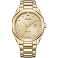 Citizen Eco-Drive Gold Stainless Steel Men's Watch BM7603-82P