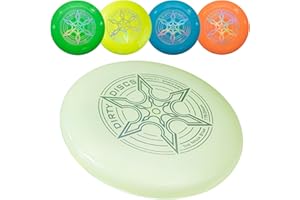 Indy - Dirty Disc (175 g) Frisbee, Disco da Competizione Professionale per Adulti, Bambini, Sport, Giochi e Divertimento all'Aria Aperta (Glow)
