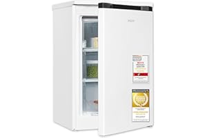 Exquisit Gefrierschrank, Tiefkühlschrank, 85 Liter, 3 Schubladen, Energieklasse C, 4-Sterne-Gefrierfach, Gefireschrank klein, GS581-051C weiß