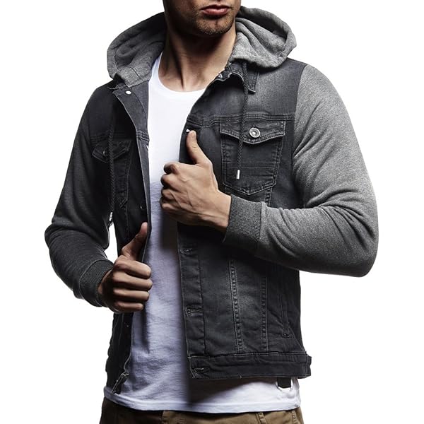 Kefitevd Winterparka voor heren, met fleece gevoerde, warme winterjas