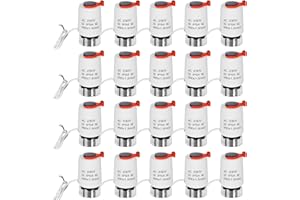 Stellantrieb Fussbodenheizung 230v M30x1,5 NC (stromlos geschlossen), Stellmotor VA80 für Fußbodenheizung, Fußbodenheizung Ventil für nahezu jeden Heizkreisverteiler (20)