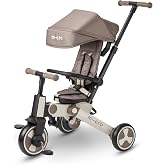 Micro 4in1 Katlanabilir Bisiklet Latte, 6 Aydan 6 Yaşa Kadar, 360&deg; D&ouml;nebilen Koltuk, Ebeveyn Kontrol, Akıllı Kilitleme Freni