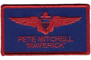 Titan One Europe - Maverick Cosplay Toppa Ricamata (Termoadesiva)