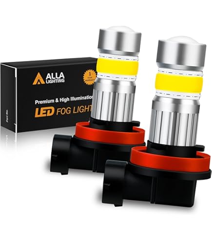 Alla Lighting 2800lm 9006 BH4 LED Bulb 3000K Amber Yellow
