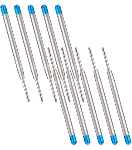 PenAgain Ergo-Sof Retractable Ballpoint Pen - 3 Pack, Blue, Black Ink, Ergonomic Wishbone Design - View #8