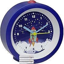 TFA Dostmann Kinderwecker - Analog, Herzbär Motiv, Leises Uhrwerk