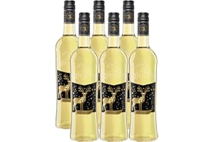 Rotwild Glühwein weiß (6 x 0,75l) – kräftiger Wintergenuss mit Zimt, Orange & Nelke, weich im Geschmack – ideal für gemütliche Abende am Kamin, leicht erhitzt ein Erlebnis