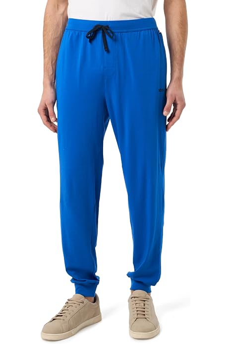 Pantalon De Pyjama Homme BOSS - Coton Élasthanne, Serrage Cordon, Taille Cachée