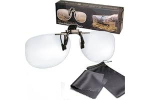 SCHLEITER & JAUERNIG Occhiali 3D Clip on Passivi Versione 1 - Per portano gli occhiali - per RealD 3D cinema o TV Cinema 3D di LG o TV Easy 3D di Philips o TV di Sony Toshiba Grundig e Panasonic - Polarizzazione circolare - Con un sacchetto microfibra ed un panno in microfibra