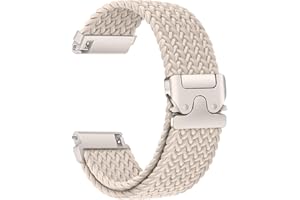 Geflochtenes Armband für Garmin Venu 3S/Venu 2S/Vivoactive 4S/Vivomove 3S/Forerunner 265s/255s/255s Music Damen/Herren,Uhrenarmband 18mm Nylon Band,Fallschirmschnalle 18 mm Smartwatch Ersatzarmband