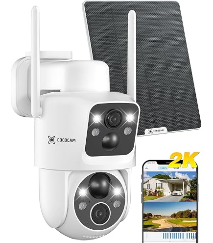 Wireless Security Camera Outdoor 2-Way Talk Battery Powered Wi-Fi