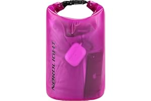 Nordlight Dry Bag and Waterproof Bags - 2l, 5l, 10l, 15, 20l, 30l Waterproof Pack Bags, with Roll Top Closure and Shoulder Strap | Swimming, Beach, Canoeing, Stand Up Paddling, Diving