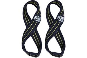 Strength Shop Figure of 8 Lifting Straps (Heavy Duty) (Pair)