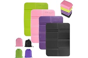 JOKILY Cojín de asiento plegable para exterior, cojín de asiento térmico, resistente al agua, asiento aislante, asiento exterior para jardín, camping, picnic, senderismo