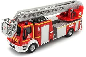 Bburago Maisto France-32001-Camion de Pompiers Iveco Magirus 150E 28-Véhicule Miniature-Échelle 1/55, 32001, Unique