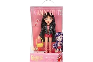 Bratz Goin' Out! Bambola - Jade - 1 Bambola da Collezione con Accessori, Dotata di un Vestito, una Borsetta, un Paio di Occhiali da Sole e una Spazzola - Giocattolo per Bambini - Età 6+