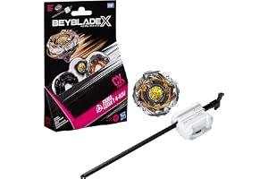 Beyblade X Fang Leon T 4-60U CX-startpaketset, Takara Tomy-snurra av balanstyp och avfyrare, stridssnurror, tävlingsleksaker