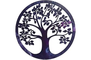 VEJO Decoración Pared/Cuadro Árbol de la Vida/Cuadro Tallado Madera Decorativo Madera Regalos