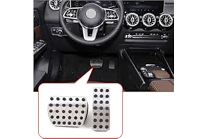 YIWANG 2 Stück Edelstahl Bremspedal für Benz A B Klasse GLB W177 W247 X247 2019 2020
