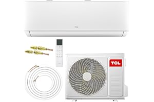 TCL 12000 BTU QC Quick Connect Split Klimaanlage mit WIFI - Kühlen & Heizen - Kein Vakuum ziehen der Leitungen erforderlich (TAC-12CHSD/TPG11 QC)