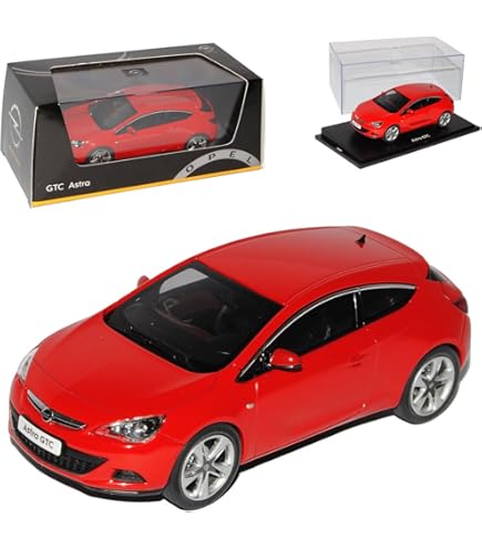 Motorart Opel Astra GTC OPC J from 2009 Coupe Blue 1/43 Model Car