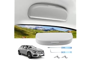 LUWU Compatible con Mercedes Benz GLA Clase X156/Clase C W205/A Clase B W246 W176/GLC SUV X253 Soporte para Gafas de Sol para Coche, Soporte para Gafas de Sol, Funda Organizador Accesorios