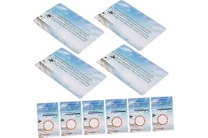 COLLBATH 10 pezzi di carta di prova UV per esterni Uvc strisce reattive Uvc identificatori dispositivo di prova per carte di luce UV strumenti di prova UV carta di identificazione terrario
