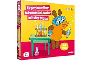 FRANZIS Experimentier-Adventskalender mit der Maus | 24 Experimente zum Staunen, Lachen und Rätseln | Ab 7 Jahren