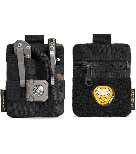 VIPERADE PJ36 - Étui Multi-Outils, étui en Cuir, Organiseur de Poche