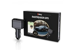 PAJ GPS PAJ USB Finder 4G - Localizador GPS para Coche y Otros Vehículos - Conexión a Toma de Mechero - Seguimiento en Directo, Área de Seguridad, Historial de Rutas y Alarmas - Puerto USB Incluido