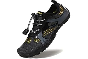 MAXOME Kids Water Shoes Boys Girls Aqua Pool Swim Beach Shoes Kids Barefoot Quick Dry Lightweight Wet Surfing Diving