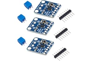GERUI 3 Stück MAX98357A I2S 3W Mono Verstärker der Klasse D filterloses Amplifier Breakout-Modul DAC Decoder-Modul Audio Board mit breitem Anwendungsbereich