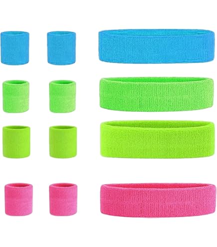 3-delige zweetbandenset met 2X zweetbandjes voor polsen