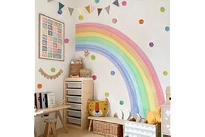 funlife Fabric Adhesivo decorativo para pared (efecto de tela suave, autoadhesivo), color pastel