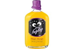 ‎KLEINER FEIGLING Kleiner Feigling Magic Mango (1 x 500ml) – Feinster Vodka mit intensivem Mangogeschmack – Der kultige Party Schnaps für jede Feier – Frech, fruchtiger Shot – 15 % Vol.
