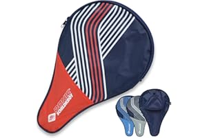 Donic-Schildkröt Trendline 818507 Table Tennis Racket Cover for One Racket Extra Ball Compartment for 3 Balls Trendy Design