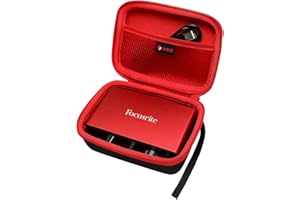 XANAD Étui de Transport Rigide pour Focusrite Scarlett Solo 4th Gen Interface Audio USB pour la Guitare, Les Voix et la Production pour Home Studio